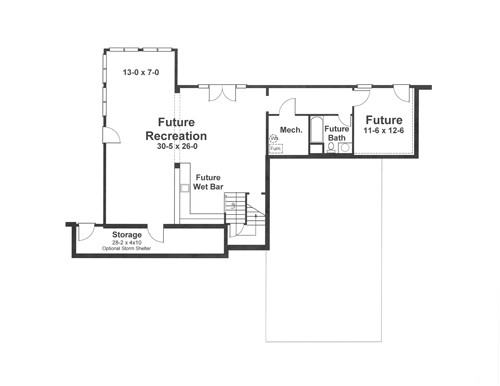 Lower Level image of MCINTOSH II House Plan